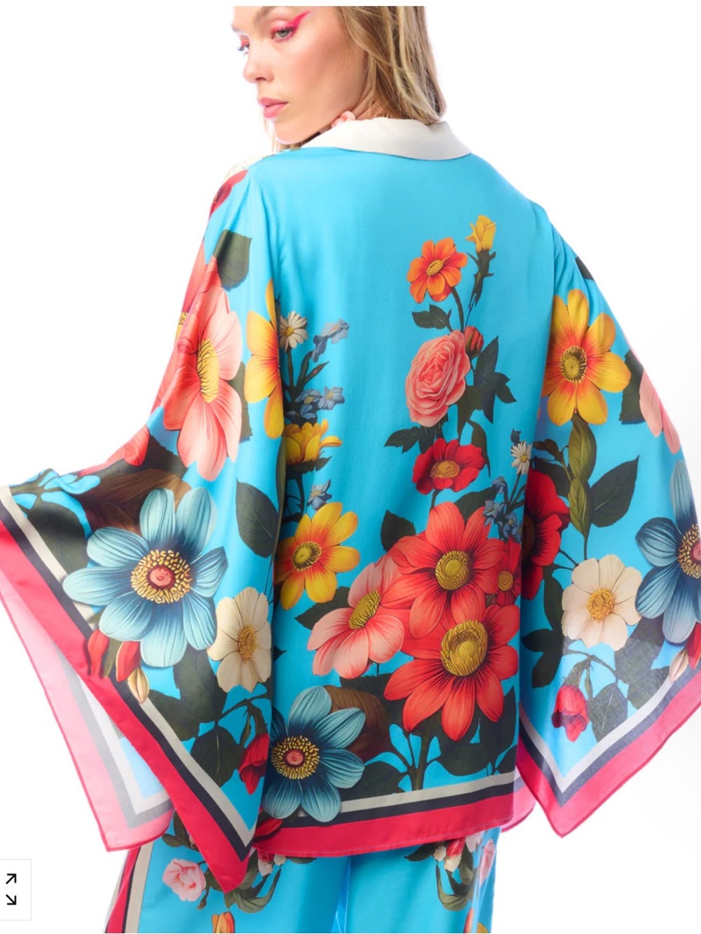 2ZS.NWT $190 ARATTA FLORAL GARDEN SHIRT - Picture 2 of 9